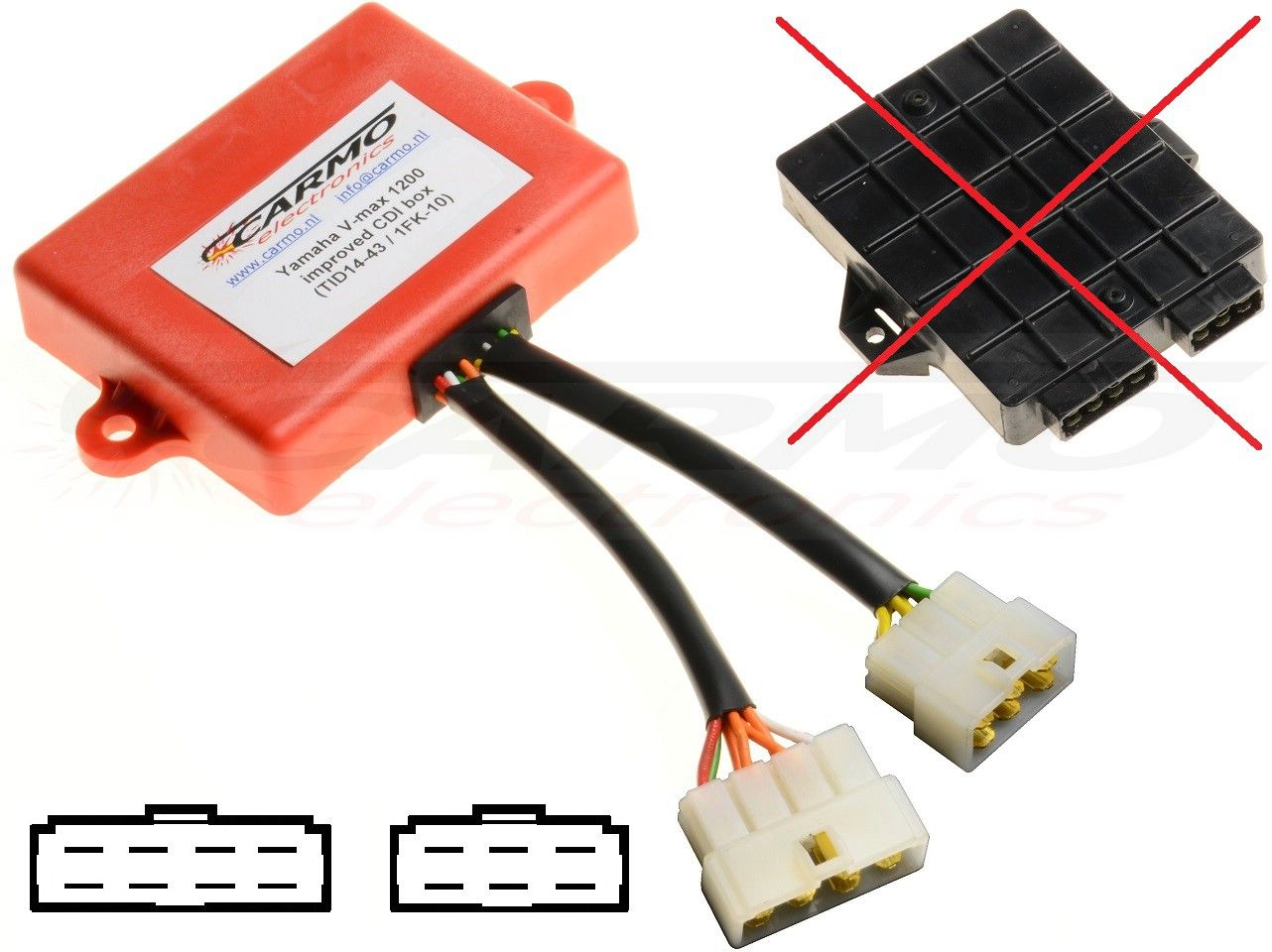 Carmo Electronics Yamaha VMax 1200 VMX12 CDI TCI igniter TID14