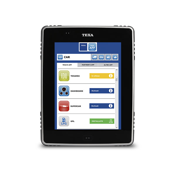 TEXA iPad application TEXA iPad application