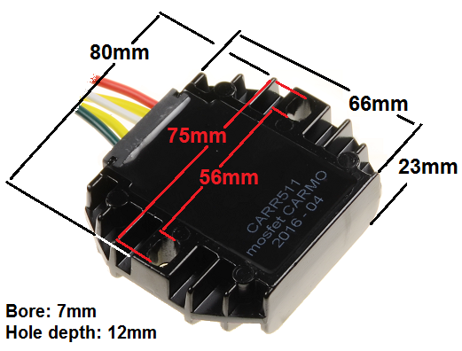 Carmo Electronics Carr Ducati Moto Guzzi Fase Mosfet Voltage